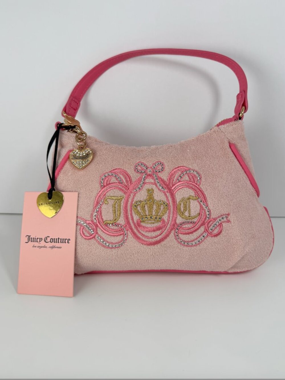 Title: Juicy Couture Pink Diamond Pink Lemonade Lovers Club Wristlet NWT Y2K